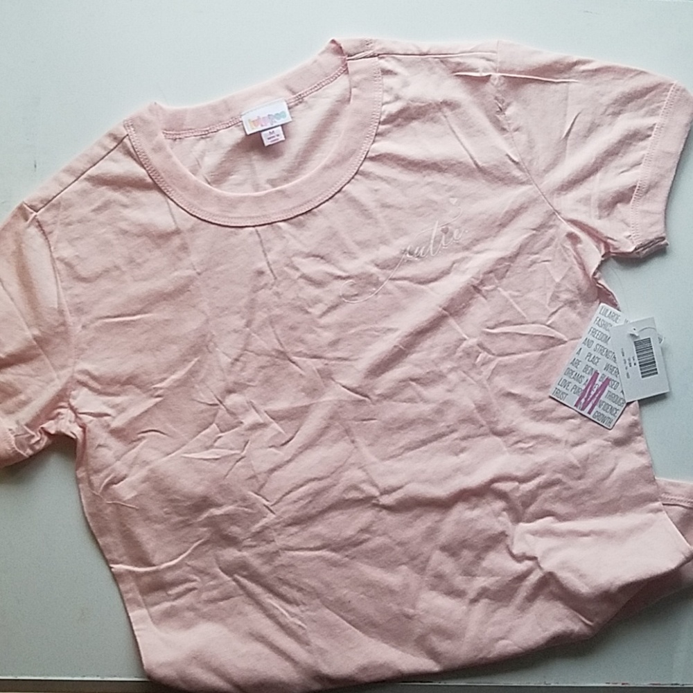 Lularor LIV vintage tee - pink